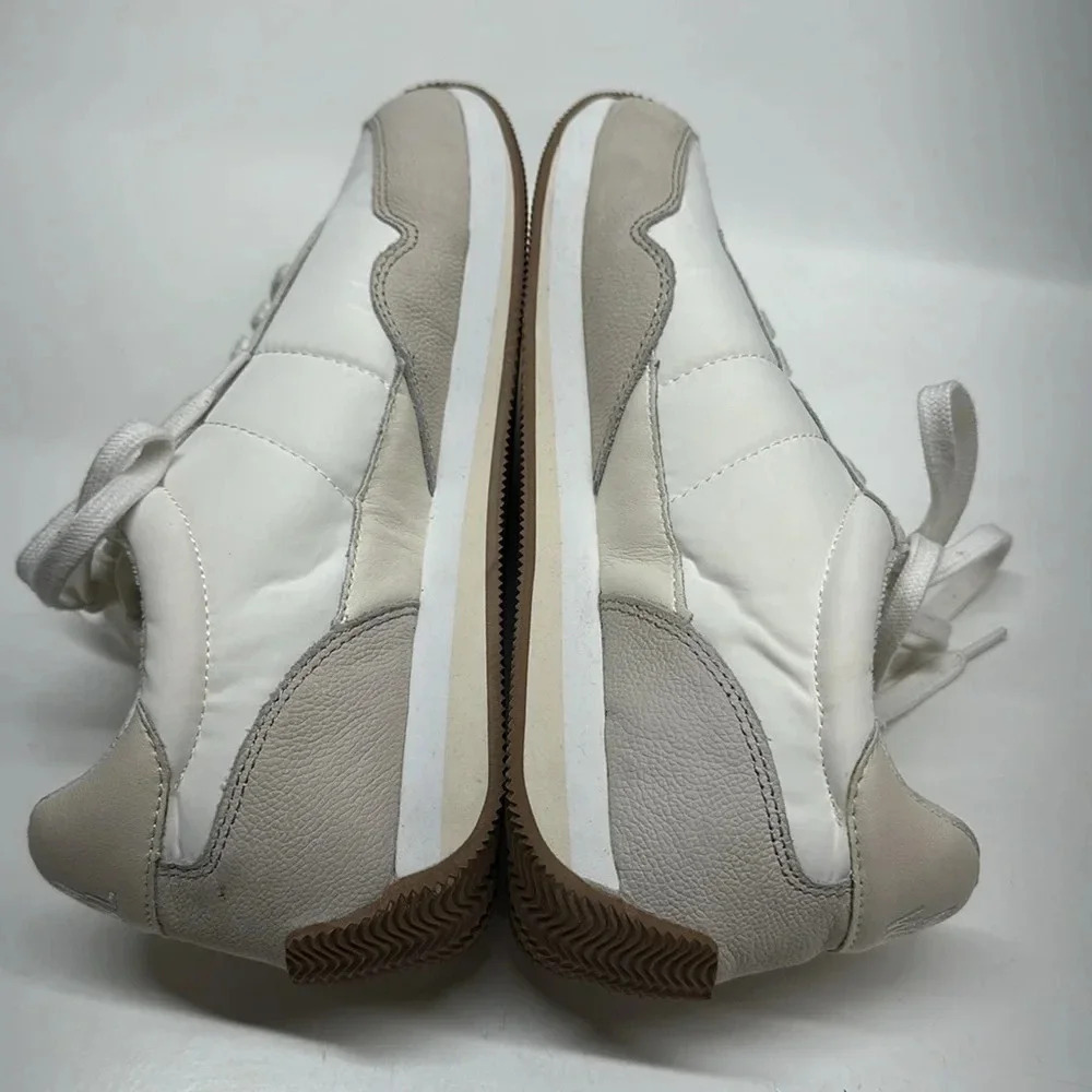 Madewell League Sneakers Shoes Lace Up Athletic Washed Nubuck Cloud Linen 9.5 - Picture 9 of 12